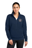 Nike Women's Club Fleece Sleeve Swoosh 1/2-Zip NKDX6720