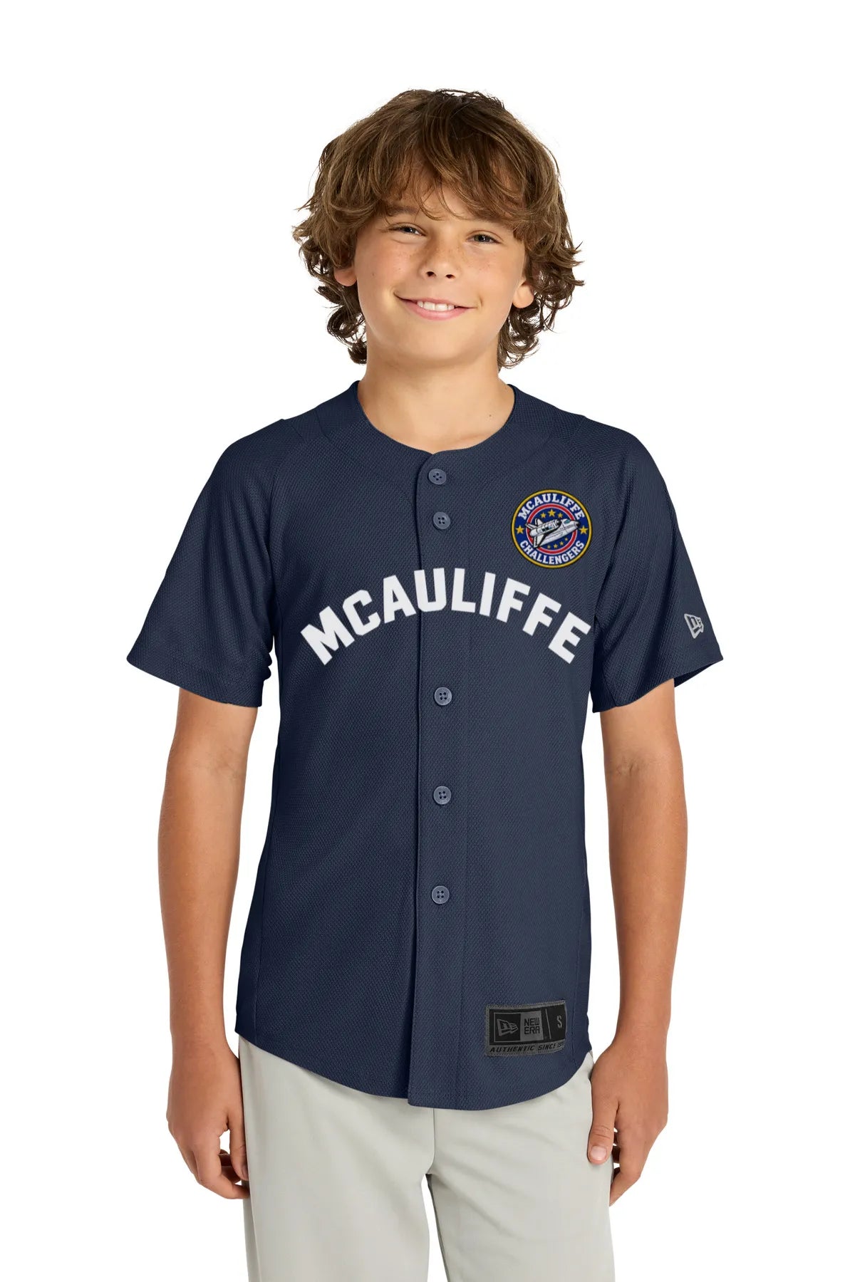 New Era ® Youth Diamond Era Full-Button Jersey. YNEA220